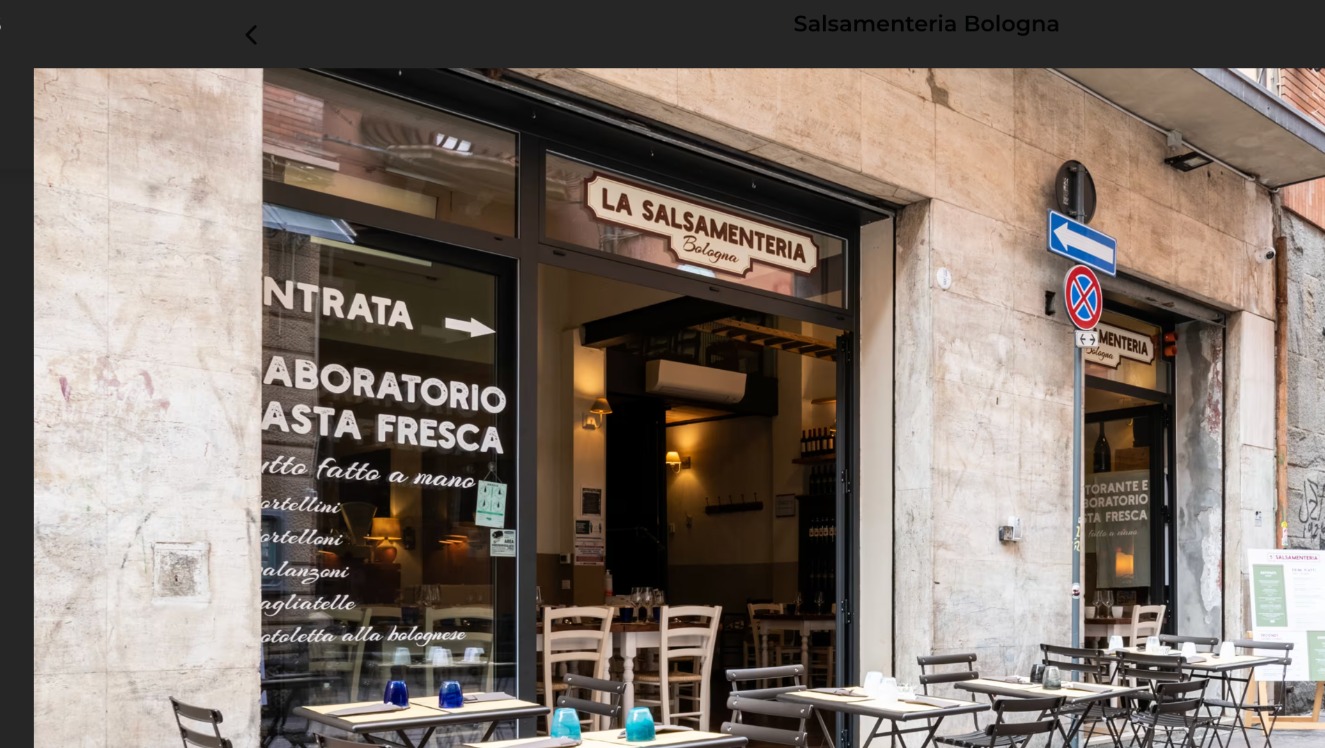 Esterno Salsamenteria Bologna