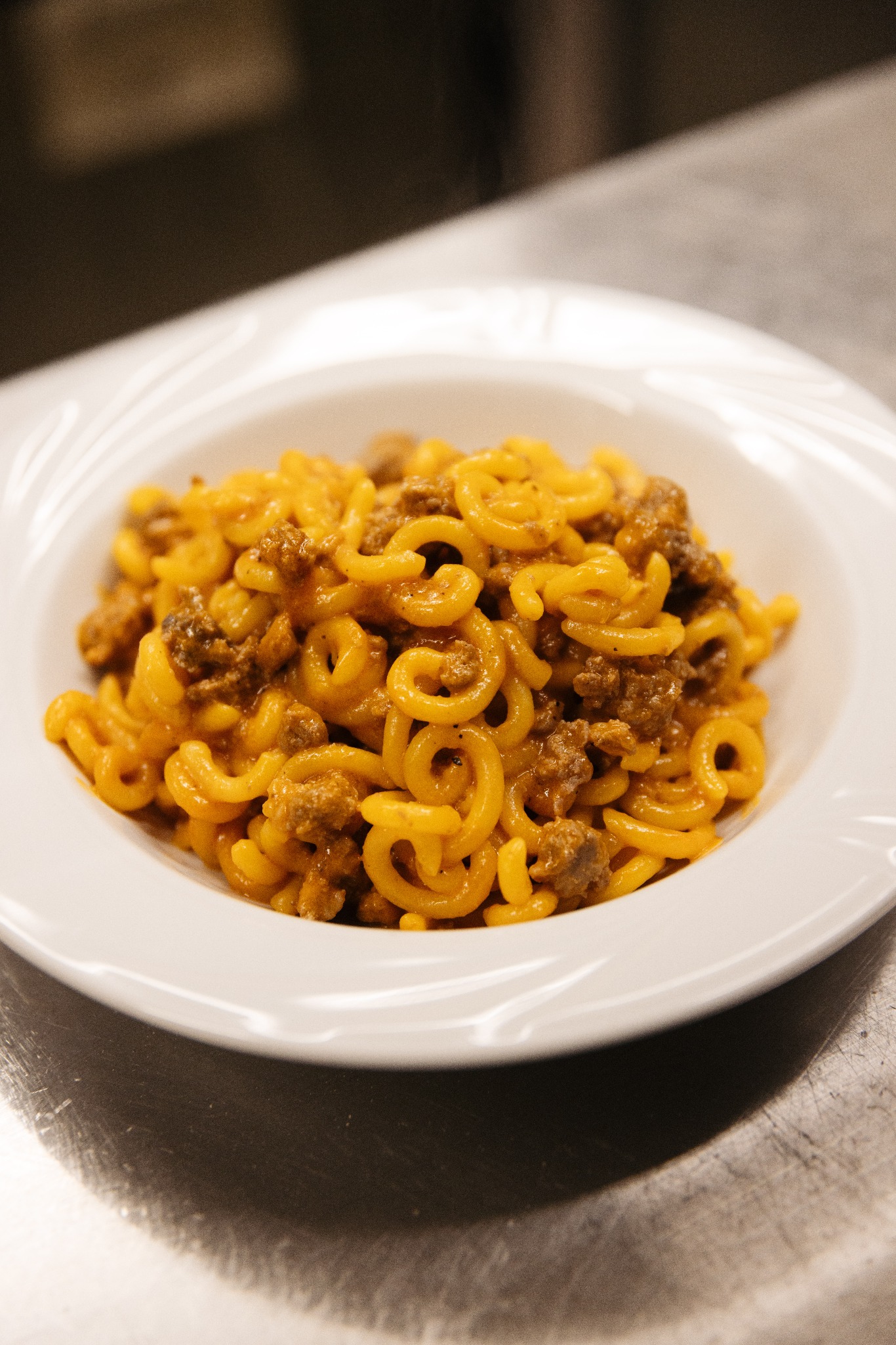 Gramigna al ragù di salsiccia